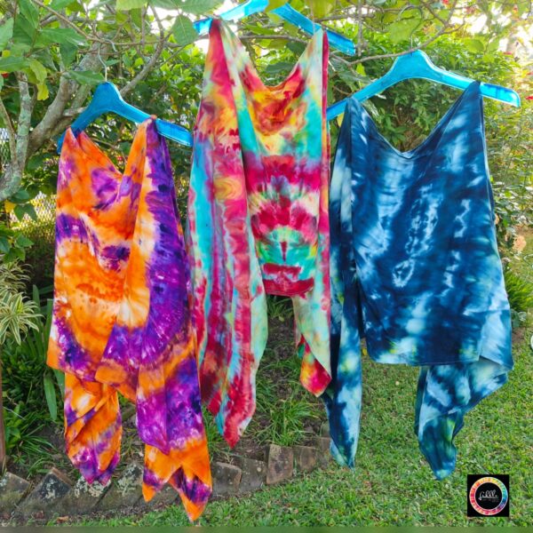 Tie-Dyed Versatile Poncho