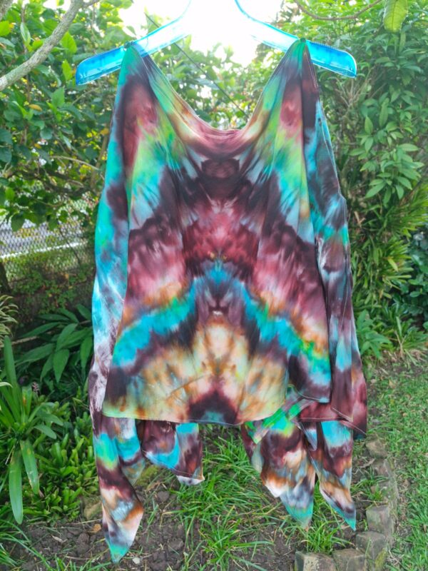 Tie-Dyed Versatile Poncho - Image 6