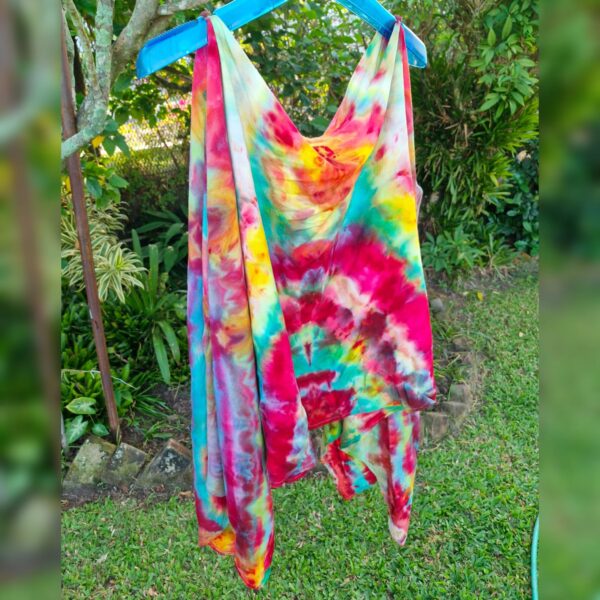 Tie-Dyed Versatile Poncho - Image 3